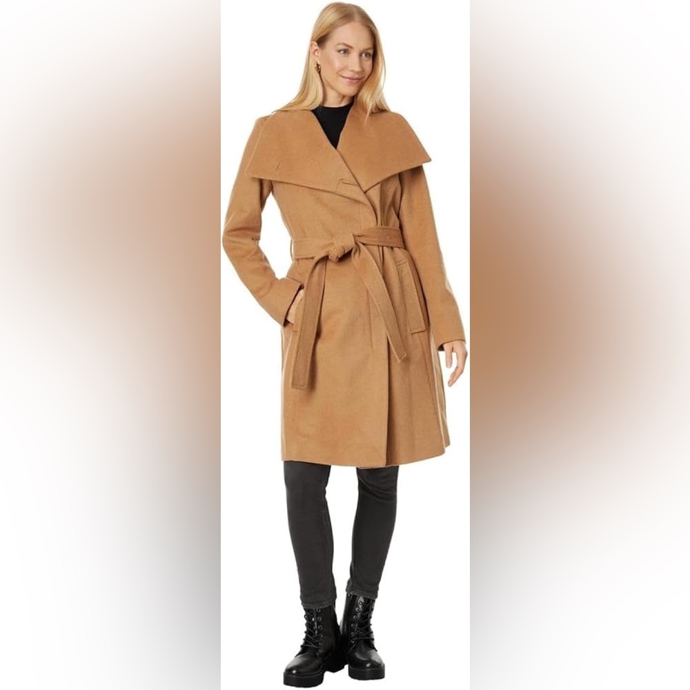 Michael Kors Tan Wool Coat